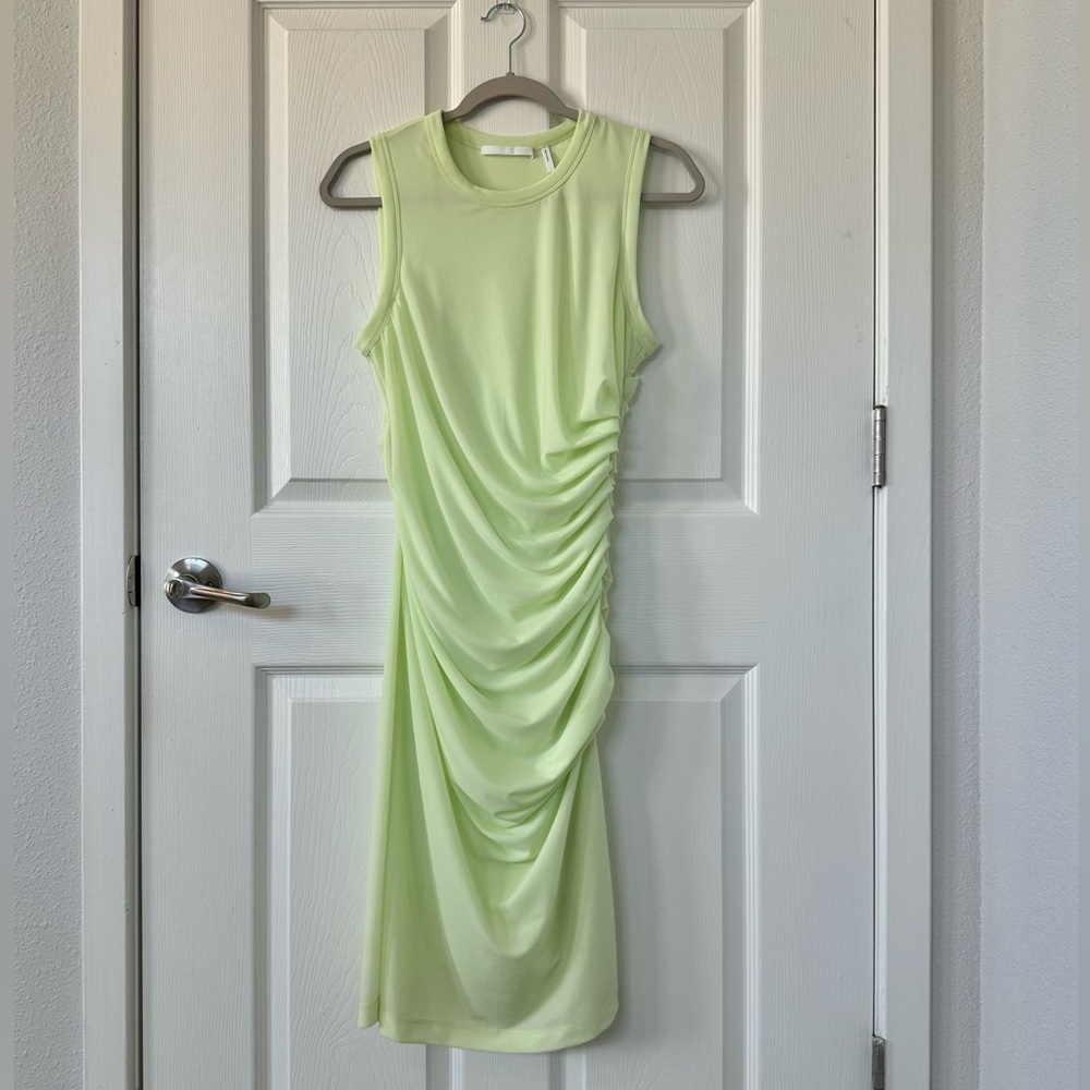 Helmut Lang Theory Twist Sheath Bodycon Midi Evening Dress - Picture 3 of 8